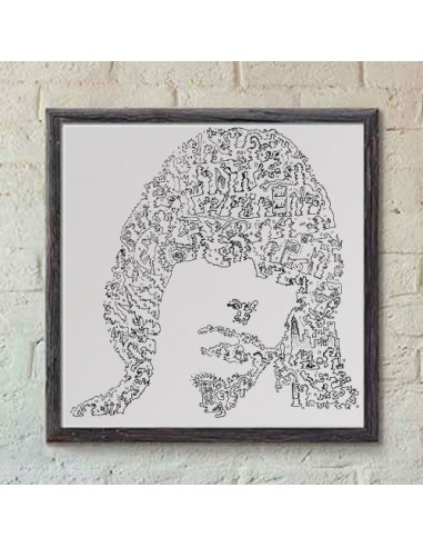 Johnny Ramone print, the Ramones punk band les ctes