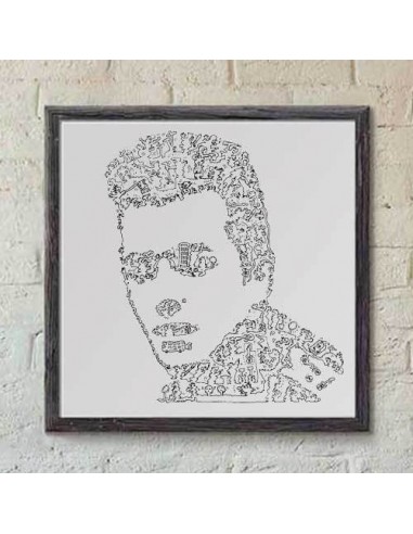 Joe Strummer print, the Clash hantent personnes