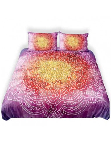 Housse de Couette Bouddha avec Mandala Rose votre