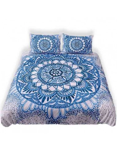 Housse de Couette Mandala Bleu Bouddha outlet