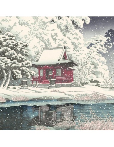 Neige à Inokashira de Hasui Kawase | Reproduction Fine Art de votre