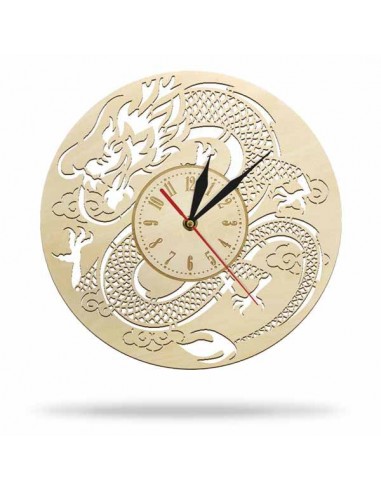 Horloge Bouddha avec Dragon Chinois vous aussi creer 