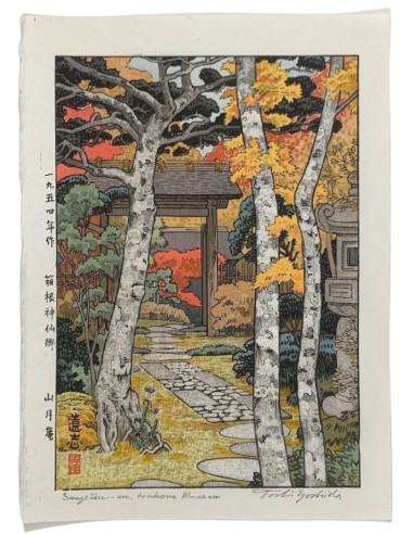 Estampe Japonaise de Yoshida Toshi | Sangetsu, Musée d'Hakone Véritable concentré