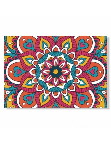 Tapis Mandala Style Tapisserie en linge