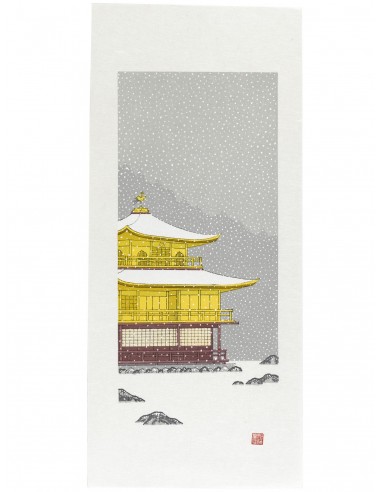 Estampe Japonaise de Teruhide Kato | Le Kinkakuji sous  la Neige sélection de produits