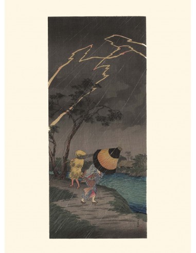 Orage à Tateichi de Shotei | Reproduction Fine Art 50% de réduction en Octobre 2024