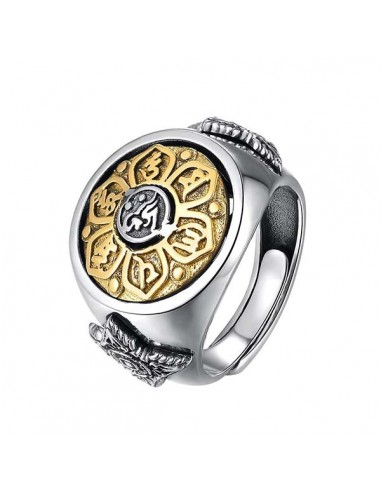 Bague Bouddha Om Mani Padme Hum (Argent) shop