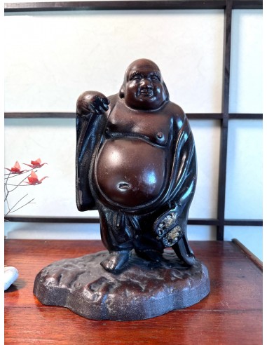 Hotei, Dieu du Bonheur en bronze cuivré | Artisanat Japonais chez Cornerstreet bien 