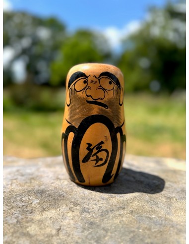 Kokeshi Daruma en bois naturel Jusqu'à 80% De Réduction