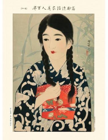 Beauté en kimono de Shinsui Ito | Reproduction Fine Art soldes