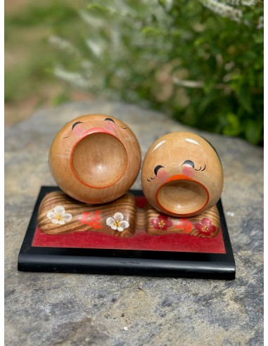 Kokeshi créative de Kouson Sato | têtes rieuses outlet