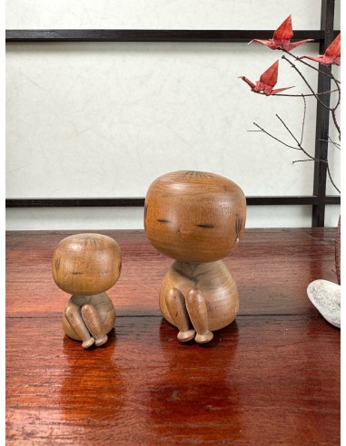 Couple de Poupées Kokeshi Créative Vintage | Kokeshi Assises sélection de produits