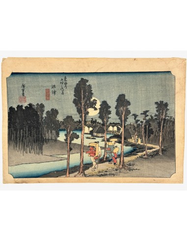 Estampe Japonaise de Hiroshige | Grand Tokaido, Numazu, n°13 Livraison rapide