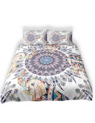 Housse de Couette avec Éléphant et Mandala france