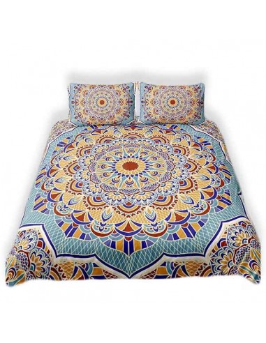 Housse de Couette Hippie avec Mandala Amélioration de cerveau avec