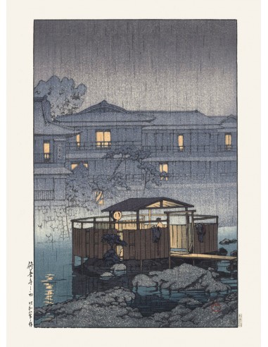 Onsen à Shuzenji de Hasui Kawase | Reproduction Fine Art en ligne