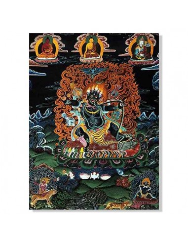 Thangka Protecteur Vajrapani de pas cher