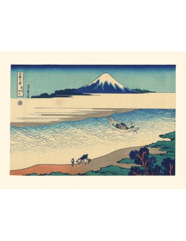 La rivière Tama dans la Province de Musashi de Hokusai | Reproduction Fine Art Le MVP de beaucoup