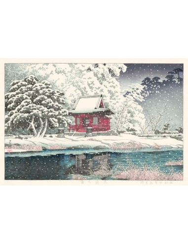 Neige à Inokashira de Hasui Kawase | Reproduction Fine Art à prix réduit toute l'année