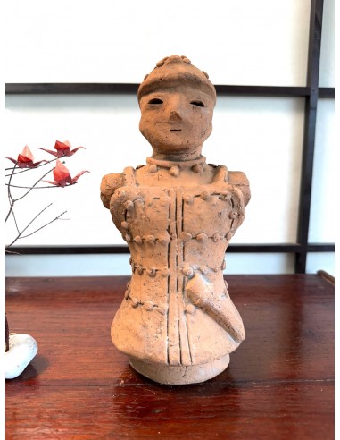 Statuette Funéraire Haniwa de la Période Kofun (Réplique) livraison et retour toujours gratuits