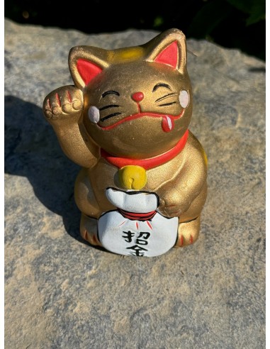 Chat Maneki Neko couleur Or En savoir plus